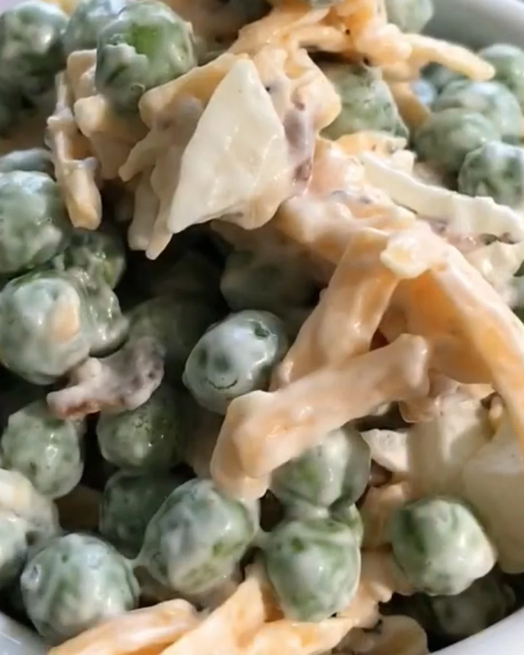 Delicious Classic Southern Pea Salad Recipe finished dish
