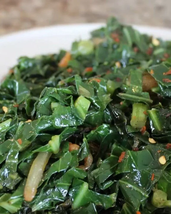 Delicious Collard Greens Recipe for Healthy Eating finished dish
