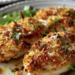Delicious Copycat Longhorn Parmesan Crusted Chicken Recipe finished dish