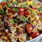 Delicious Cowboy Pasta Salad Recipe for Any Occasion finished dish