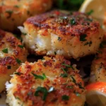 Delicious Crab and Shrimp Cakes Recipe finished dish