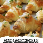 Delicious Crab Cream Cheese Filled Crescent Rolls Recipe finished dish