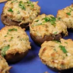 Delicious Crab Stuffed Mushrooms Recipe finished dish