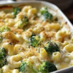 Delicious Creamy Broccoli Mac and Cheese Recipe finished dish