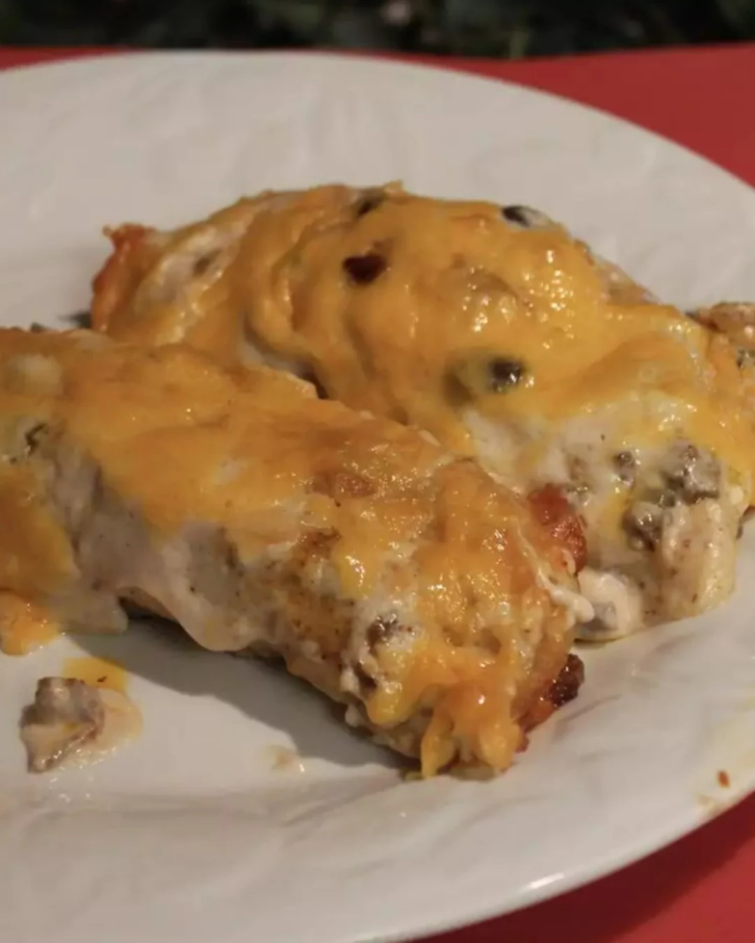 Delicious Creamy Burrito Casserole Recipe finished dish