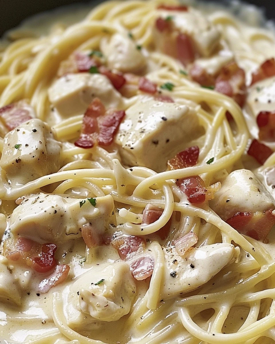 Creamy Chicken Carbonara