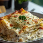 Delicious Creamy Chicken Lasagna with White Sauce Recipe finished dish