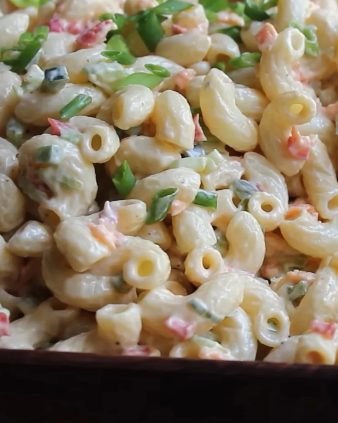 Delicious Creamy Macaroni Salad Recipe You’ll Love finished dish