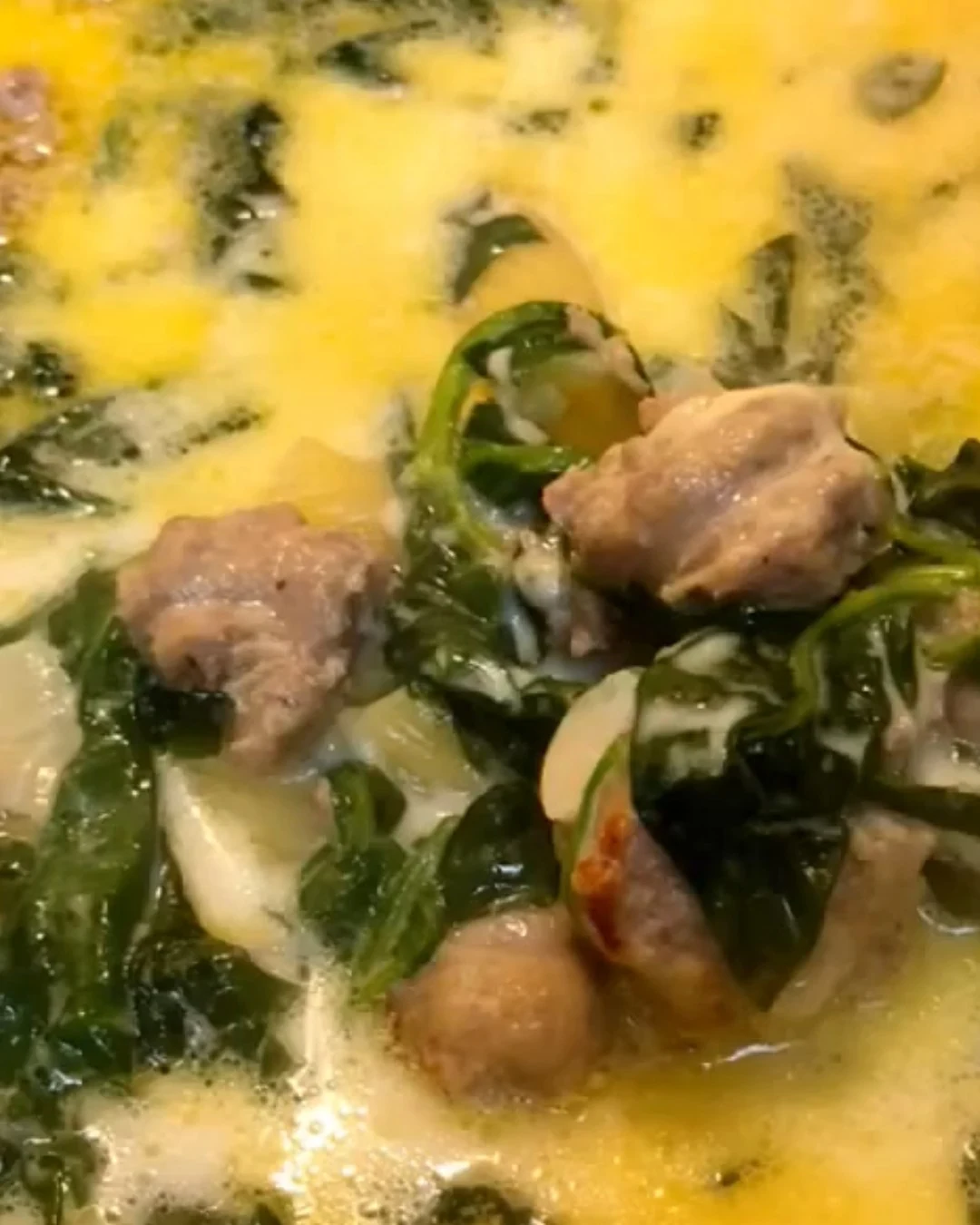 Delicious Creamy Parmesan Tuscano Soup Recipe finished dish