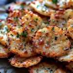 Delicious CRISPY GARLIC BREAD RITZ BITS DELIGHT Recipe finished dish