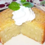Delicious Crustless Coconut Pie Recipe finished dish