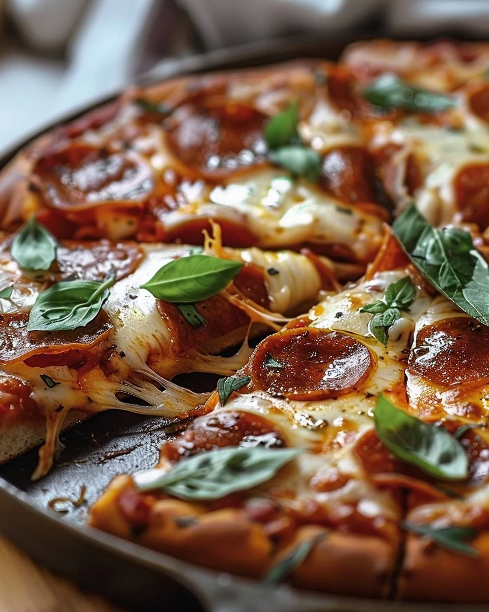 Delicious Crustless Pizza Recipe for Low-Carb Lovers finished dish