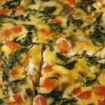 Delicious Crustless Spinach Quiche Recipe finished dish