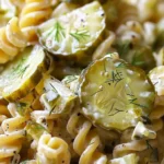 Delicious Dill Pickle Pasta Salad Recipe for Every Occasion finished dish