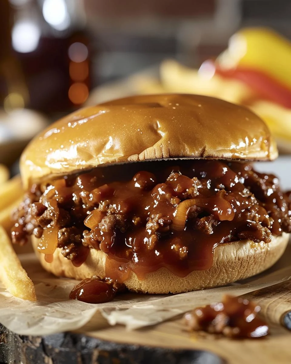 Delicious DR PEPPER BARBECUE SLOPPY JOES Recipe finished dish