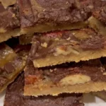 Delicious Easy Caramel Butter Pecan Bars Recipe finished dish