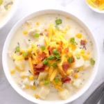 Delicious Easy Corn Chowder Recipe in 30 Minutes finished dish