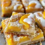 Delicious Easy Summer Peach Bars Recipe finished dish