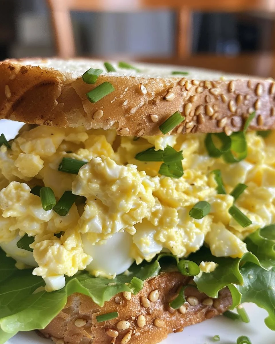 Delicious Egg Salad Sandwich Recipe for Quick Lunch finished dish