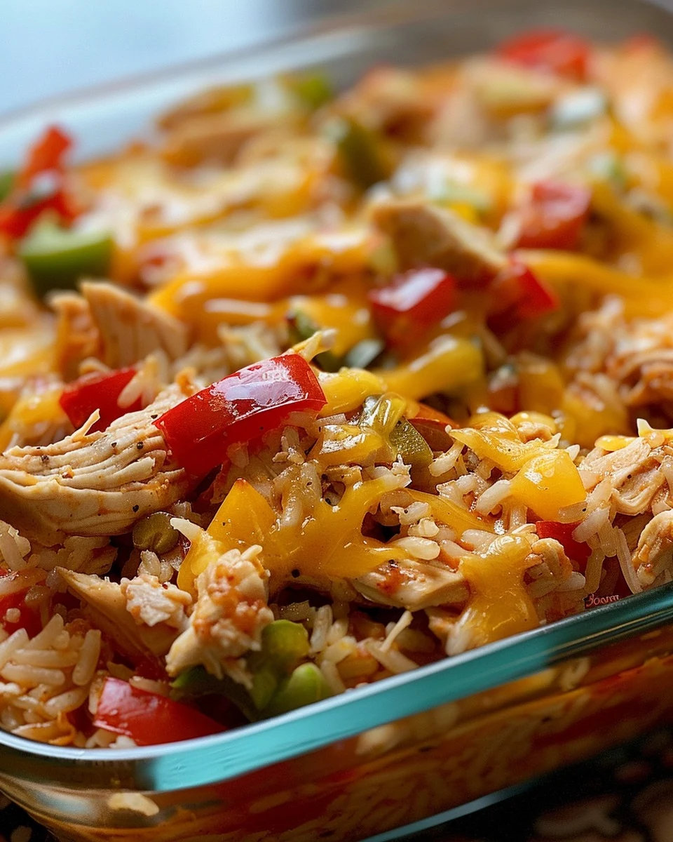 Delicious Fajita Chicken Casserole – Standard Oven Directions Recipe