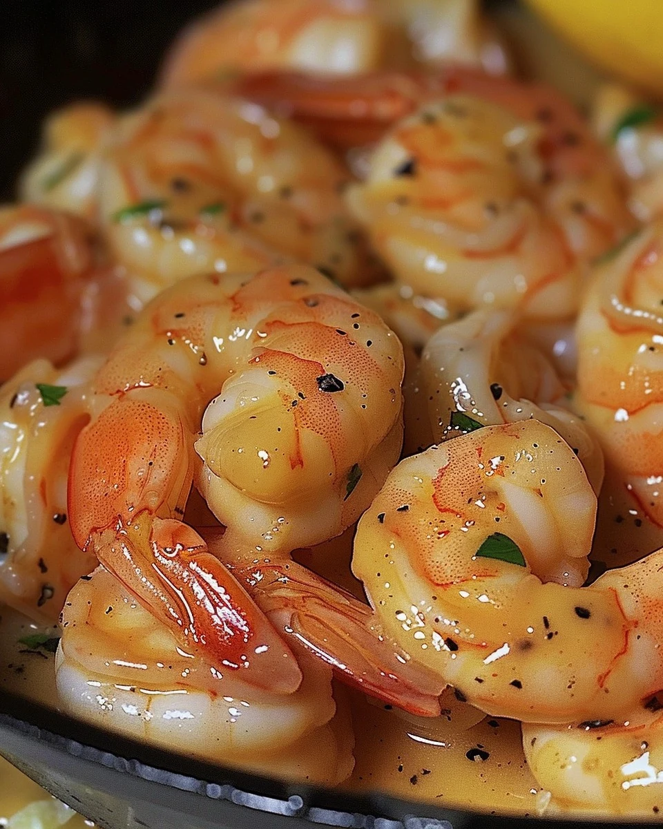 Delicious Famous Red Lobster Shrimp Scampi Recipe finished dish