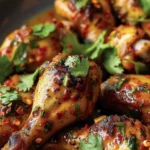 Delicious Fragrant Thai Drumsticks Recipe finished dish