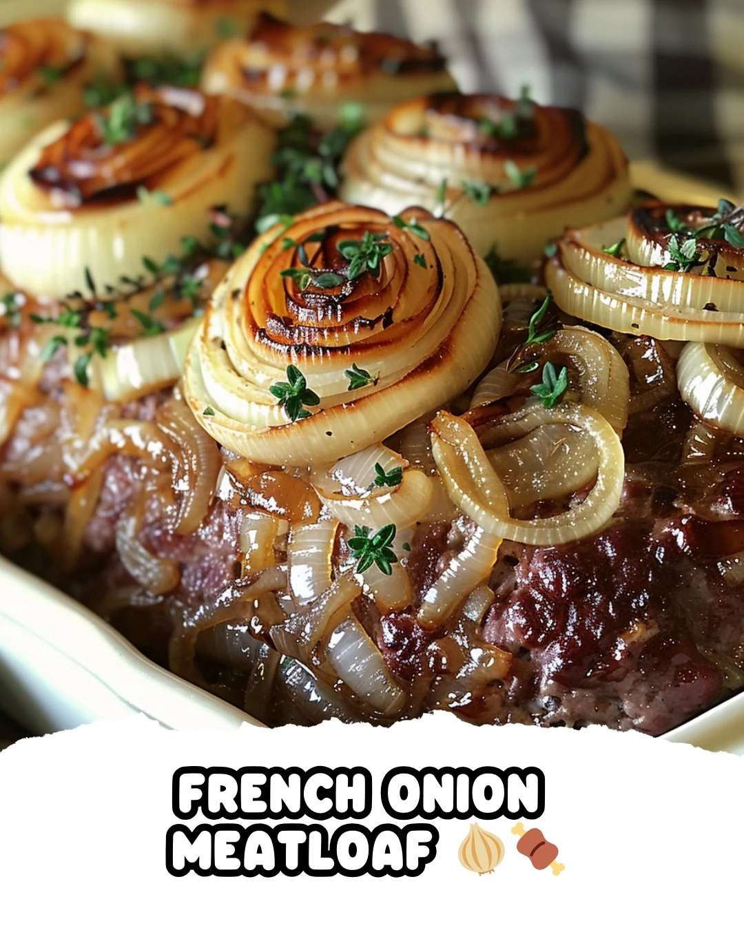 Delicious French Onion Meatloaf Recipe You’ll Love finished dish
