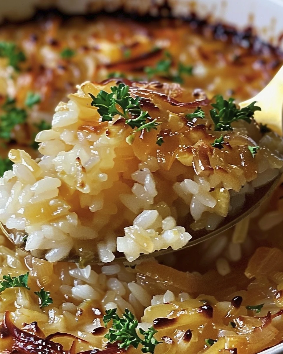 French Onion Soup Rice