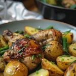 Delicious French-Style Chicken and Potatoes Recipe finished dish