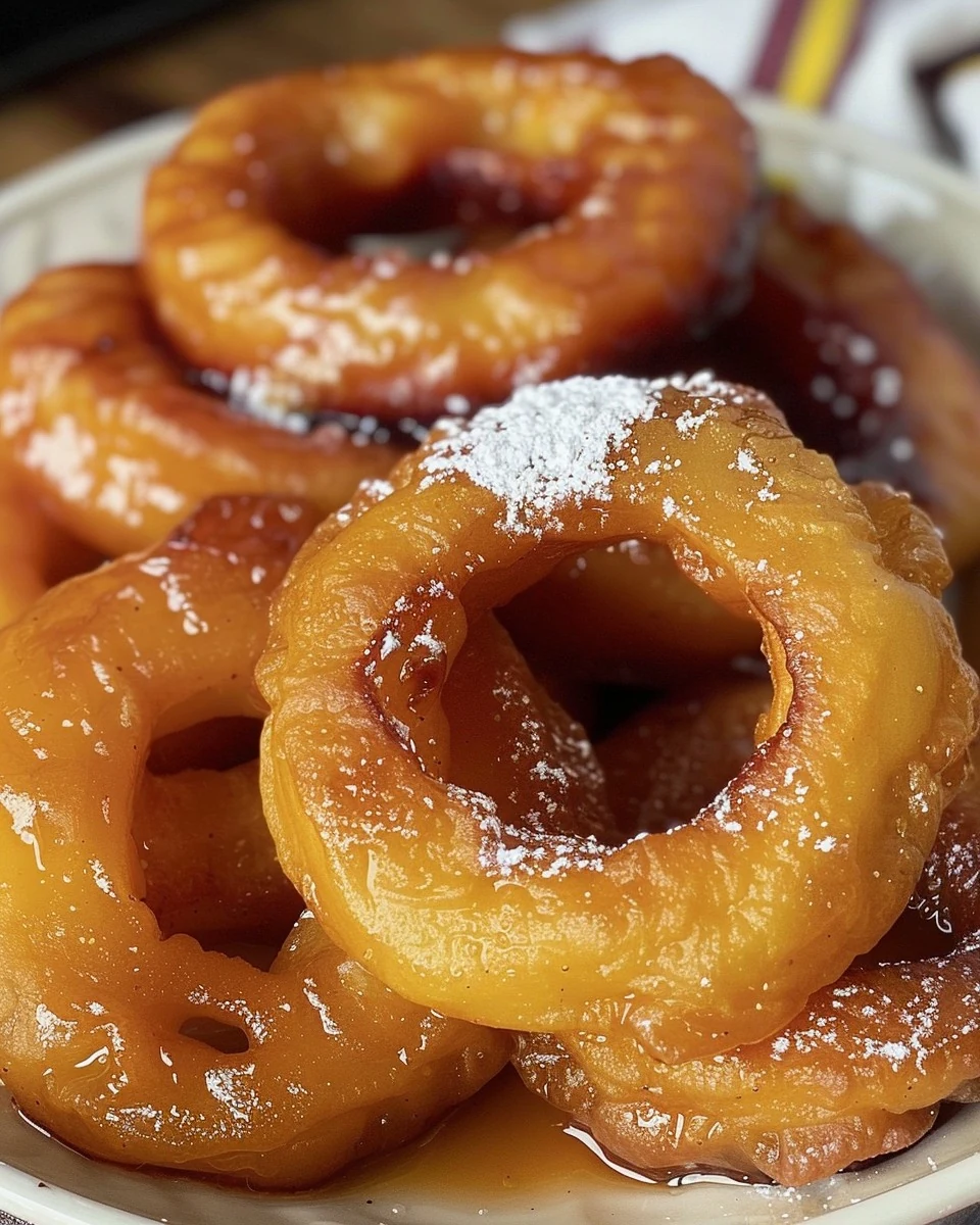 Delicious Fried Apple Rings Recipe You Will Love finished dish