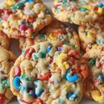 Delicious Fruity Pebbles Cookies Recipe finished dish
