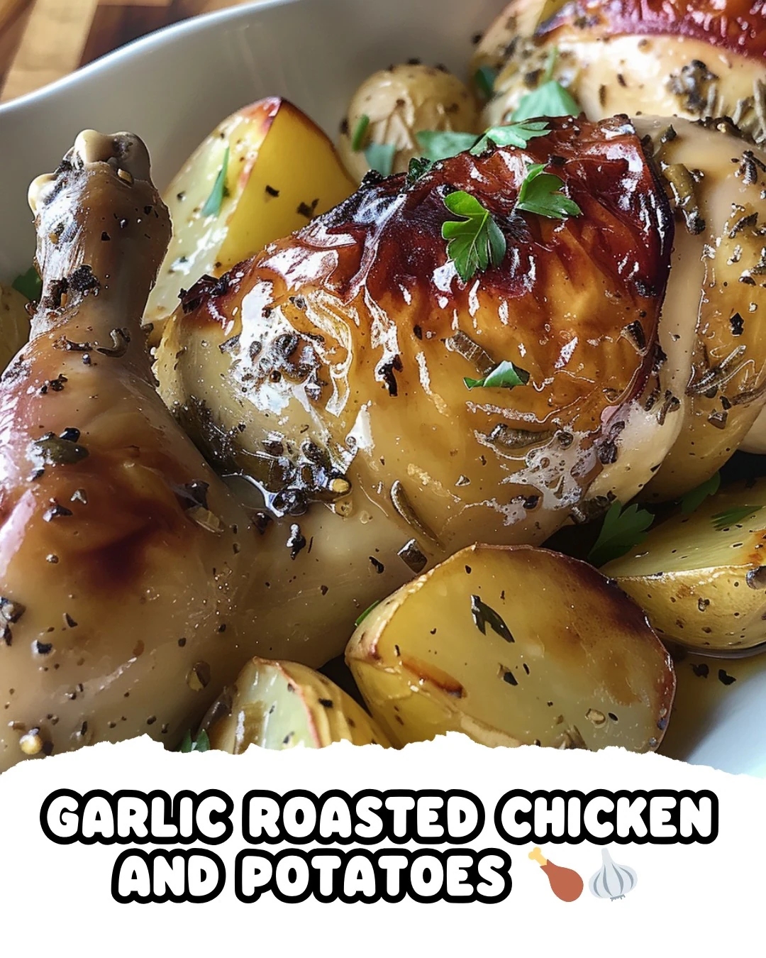 Garlic Roasted Chicken and Potatoes