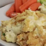 Delicious Golden Crusted Parmesan Chicken Bake Recipe finished dish