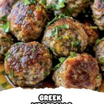 Delicious Greek Meatballs Recipe in Just 25 Minutes finished dish