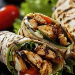 Delicious Grilled Chicken Wraps Recipe for Quick Meals finished dish