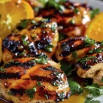 Delicious Grilled Citrus Chicken with Glaze Recipe finished dish