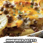 Delicious Hamburger Potato Cheese Casserole Recipe finished dish