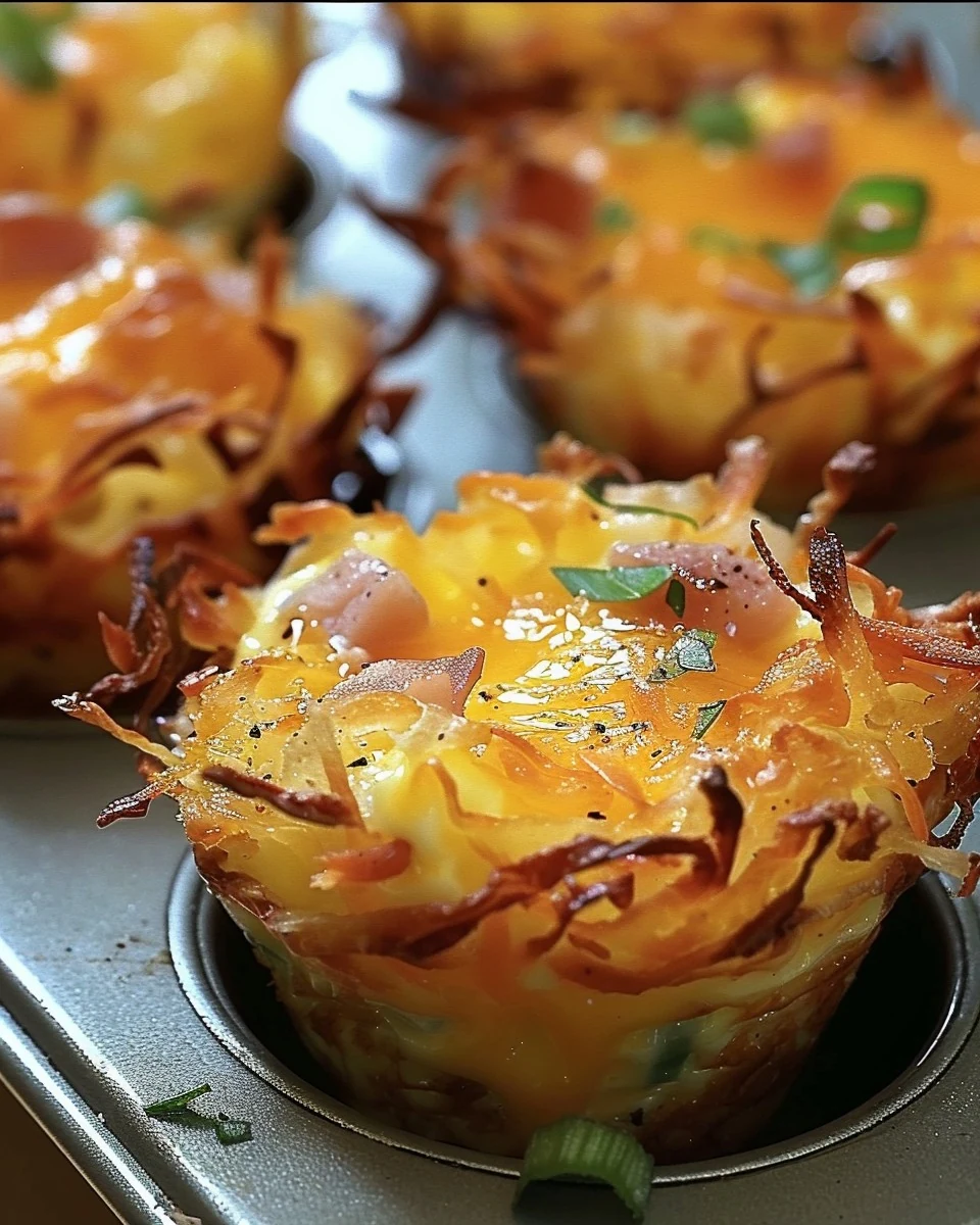Delicious Hash Brown Breakfast Cups Recipe to Try finished dish