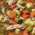Delicious Homemade Chicken Soup Recipe for Comfort finished dish