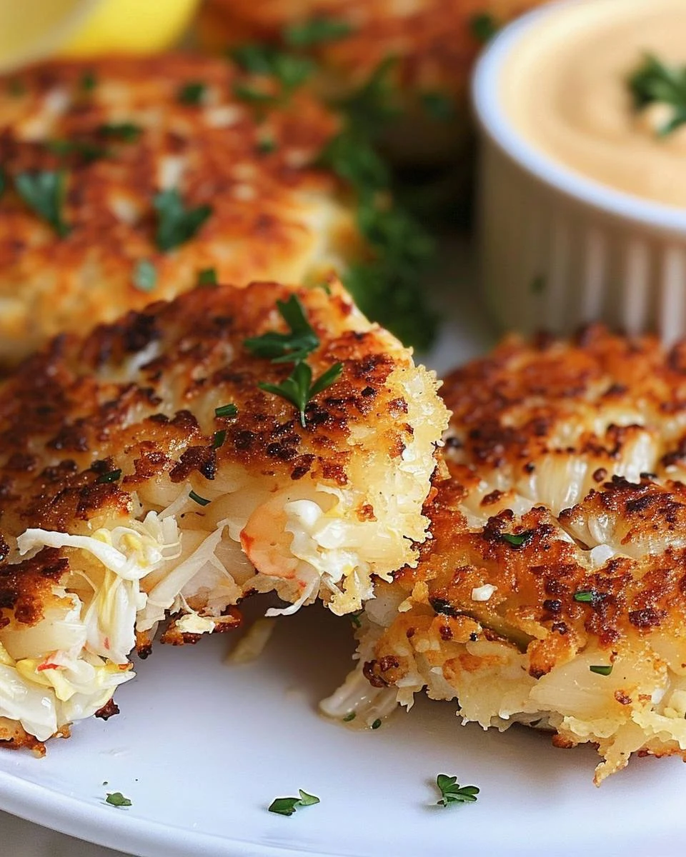 Delicious Homemade Crab Cakes Recipe finished dish
