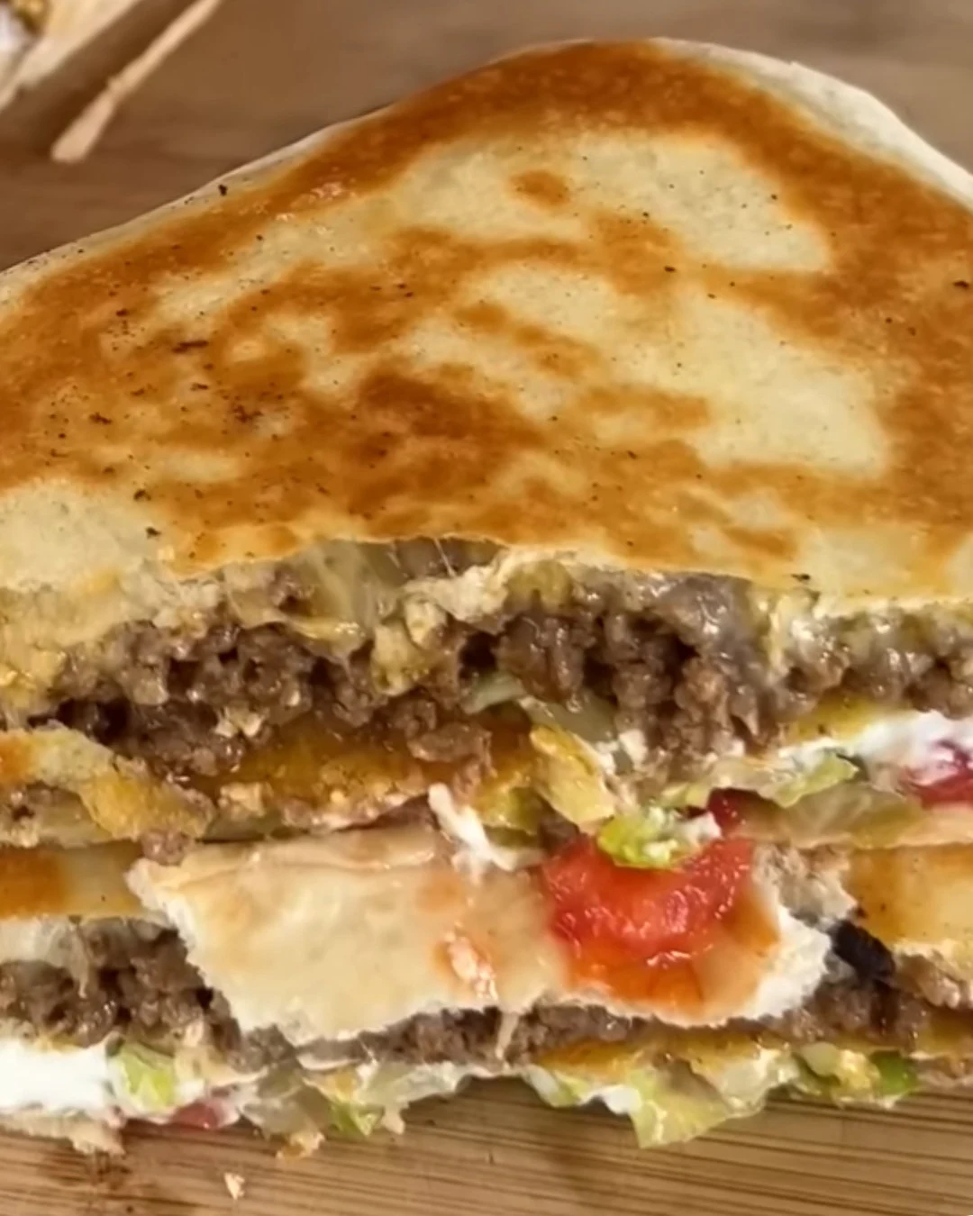 Delicious Homemade Crunchwrap Supremes Recipe finished dish