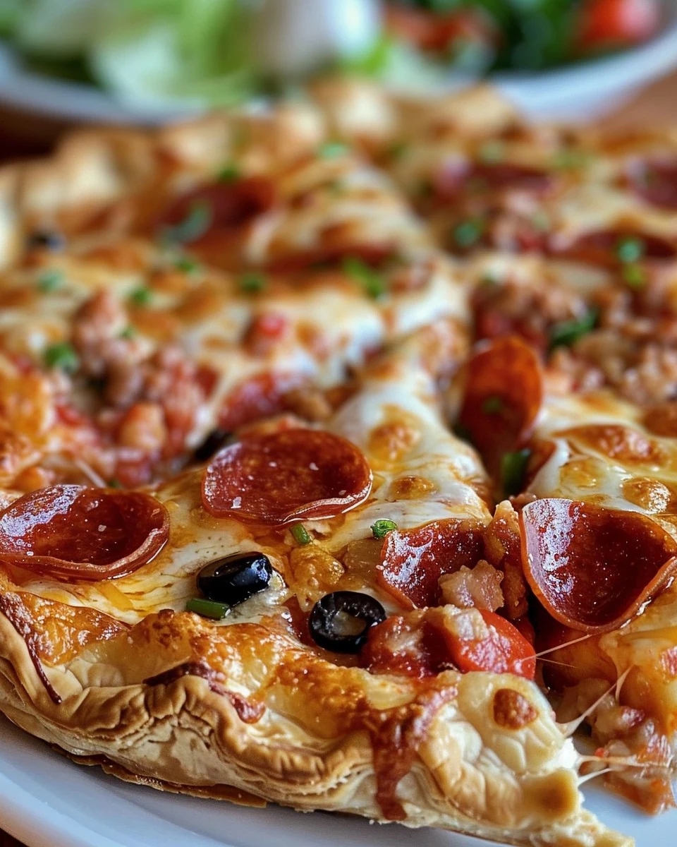 Delicious Homemade Recipe for Savory Pizza Pot Pie finished dish