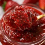 Delicious Homemade Strawberry Sauce Recipe finished dish