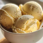 Delicious Homemade Vanilla Ice Cream Recipe finished dish