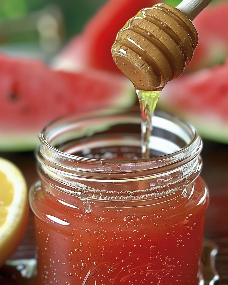 Delicious Homemade Watermelon Honey Recipe finished dish