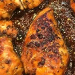 Delicious Honey Garlic Chicken Tenders Recipe finished dish