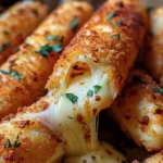 Delicious Irresistible Mozzarella Cheese Sticks Recipe finished dish