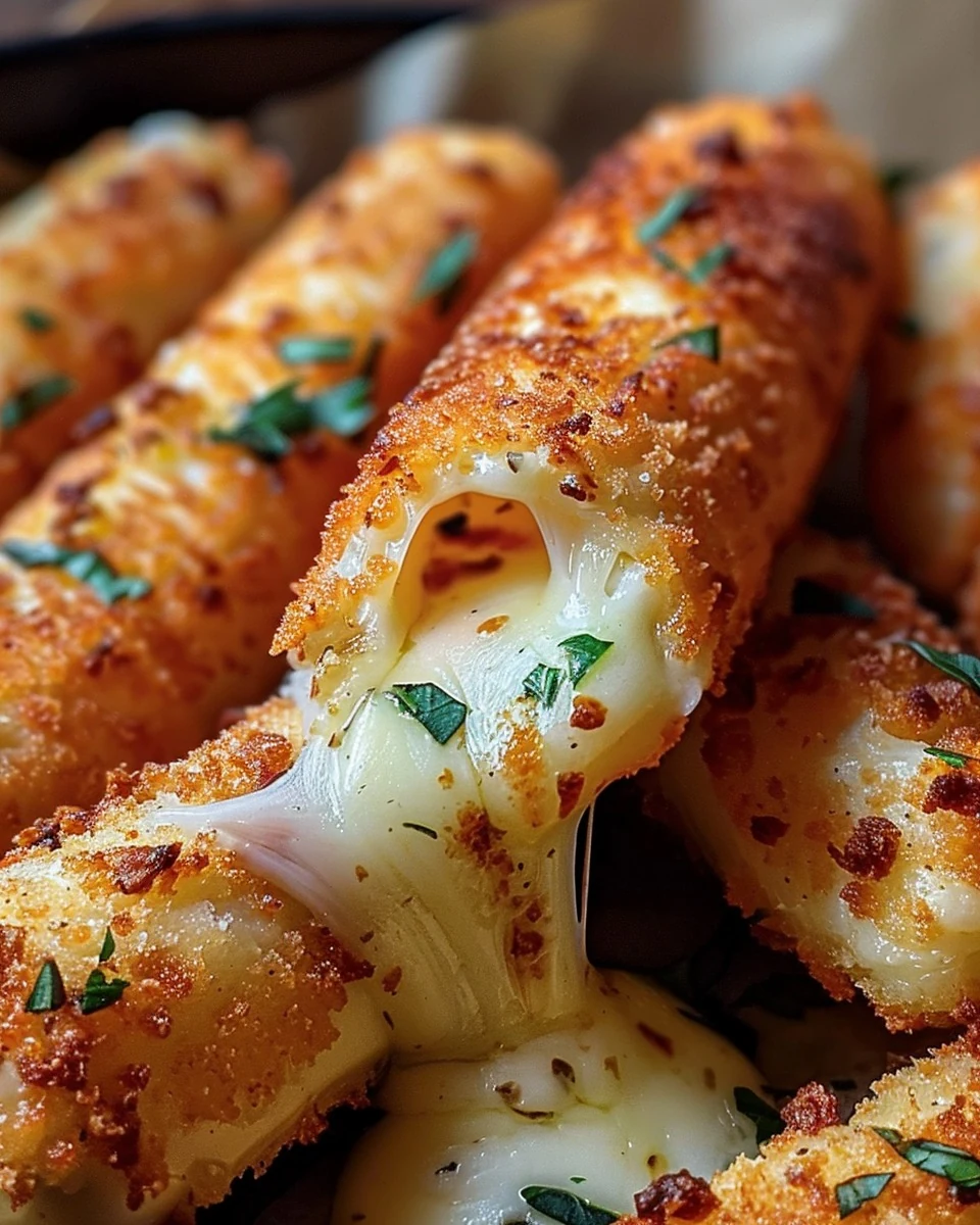 Delicious Irresistible Mozzarella Cheese Sticks Recipe finished dish