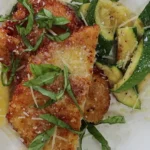 Delicious Italian Basil Chicken Cutlets Recipe finished dish