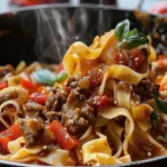 Delicious Italian Drunken Noodles Recipe to Try Today finished dish